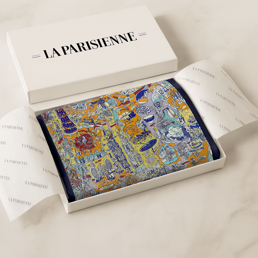 Cuadrado original de mujer 100% seda La Parisienne