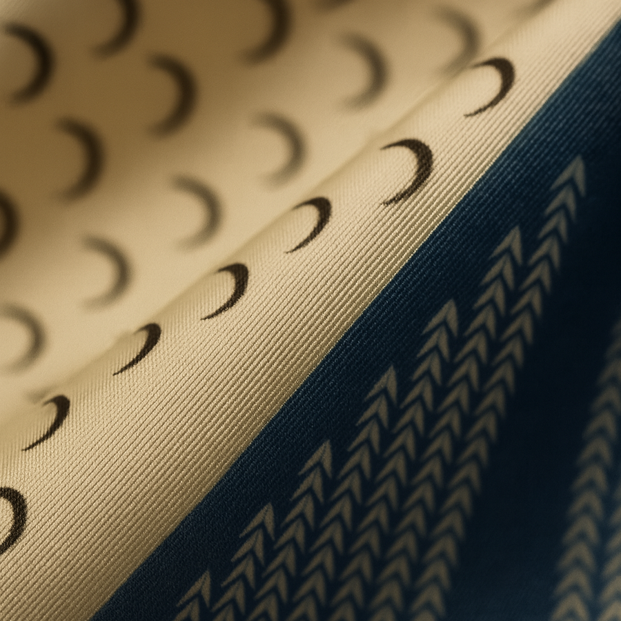 Carré 100% Soie Foulard Décoration Lune | La Parisienne