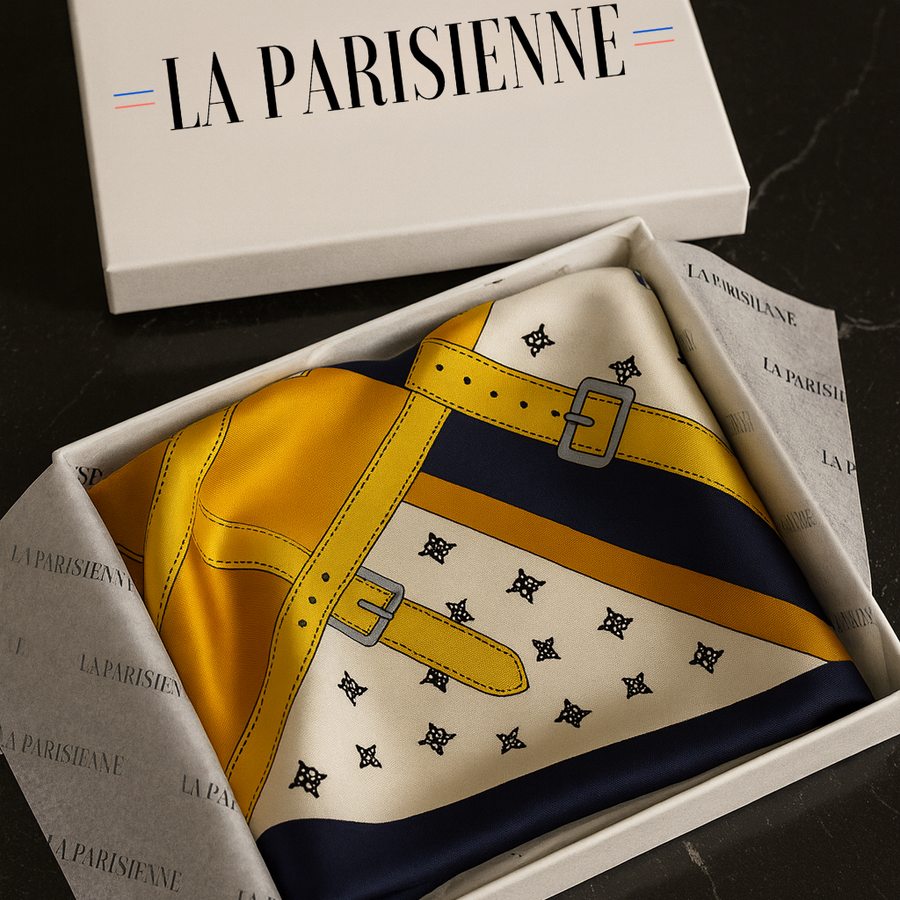 Cuadrado de mujer 100% seda La Parisienne