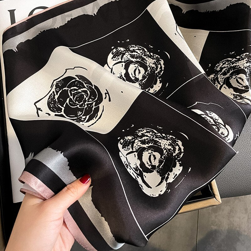 Cuadrado 100% Seda Decoración Chic Mujer | La Parisienne