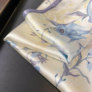 Cuadrado de flores artísticas de seda 100% para mujer | The Parisian