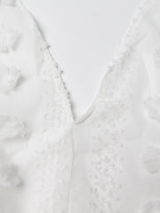 Elegante vestido largo con bordados | La Parisienne