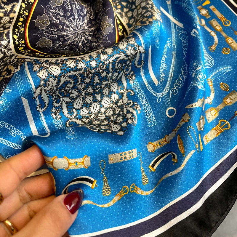 Cuadrado de seda 100% original para mujer | The Parisian
