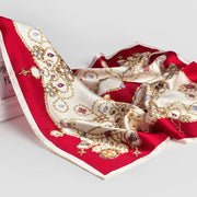 Pañuelo cuadrado para mujer 100% seda de lujo | La Parisienne