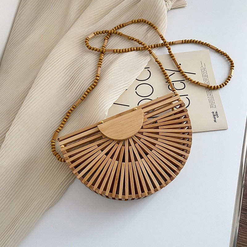 Bolso de playa de bambú | The Parisian