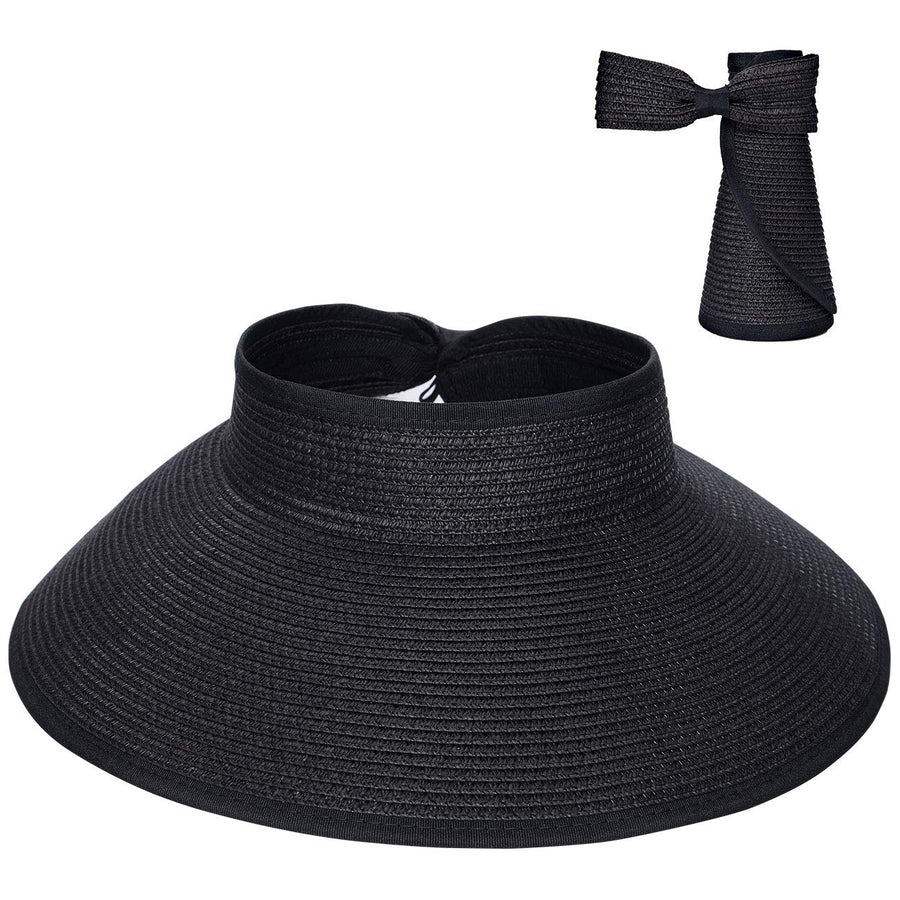 Sombrero de paja estilo visera para mujer | The Parisian
