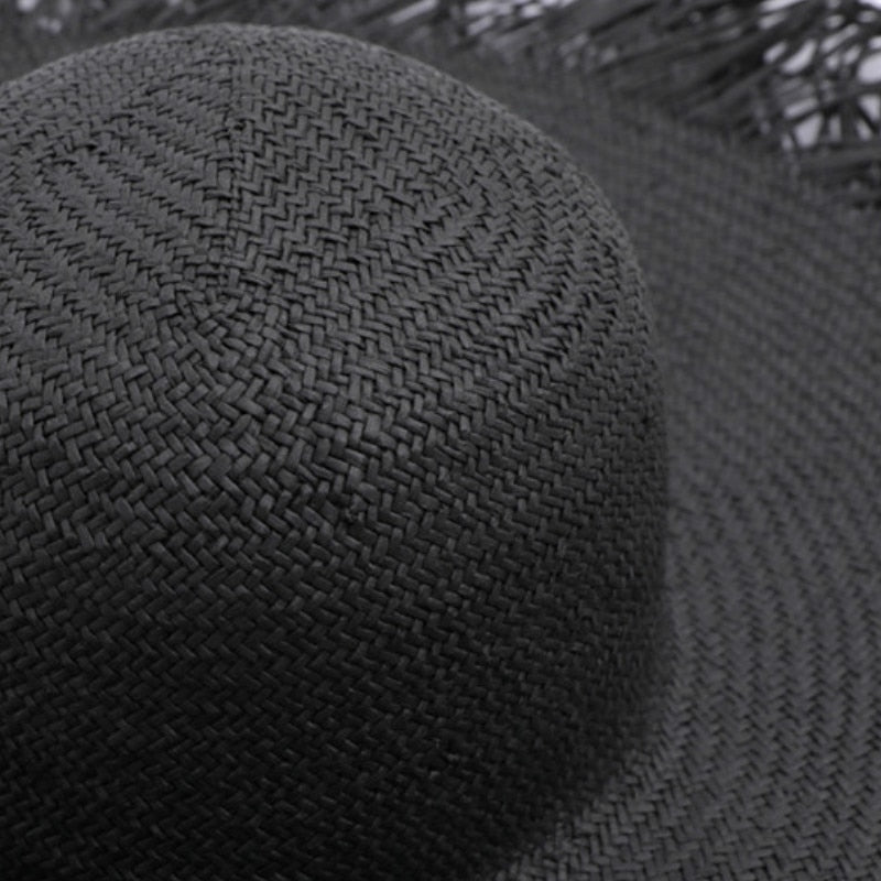 Sombrero de paja trenzado de mujer | The Parisian