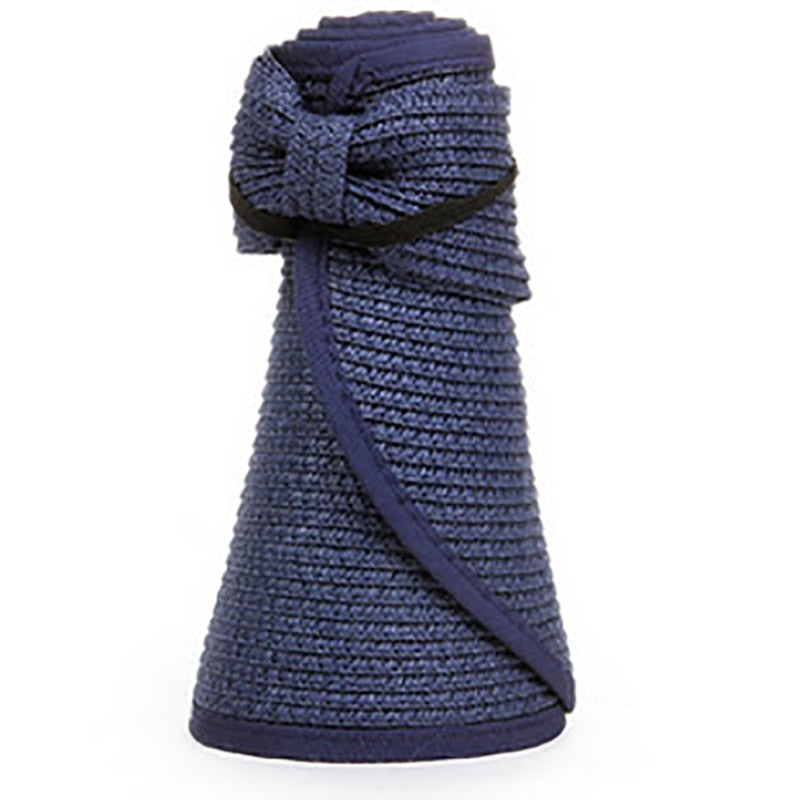 Sombrero de paja estilo visera para mujer | The Parisian