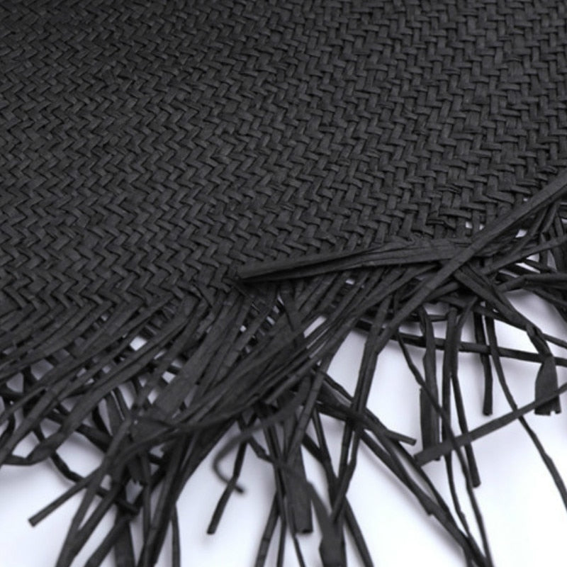 Sombrero de paja trenzado de mujer | The Parisian