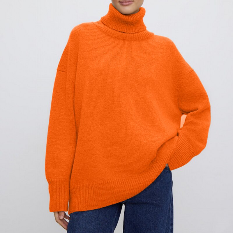 Jersey de cuello alto para mujer La Parisienne