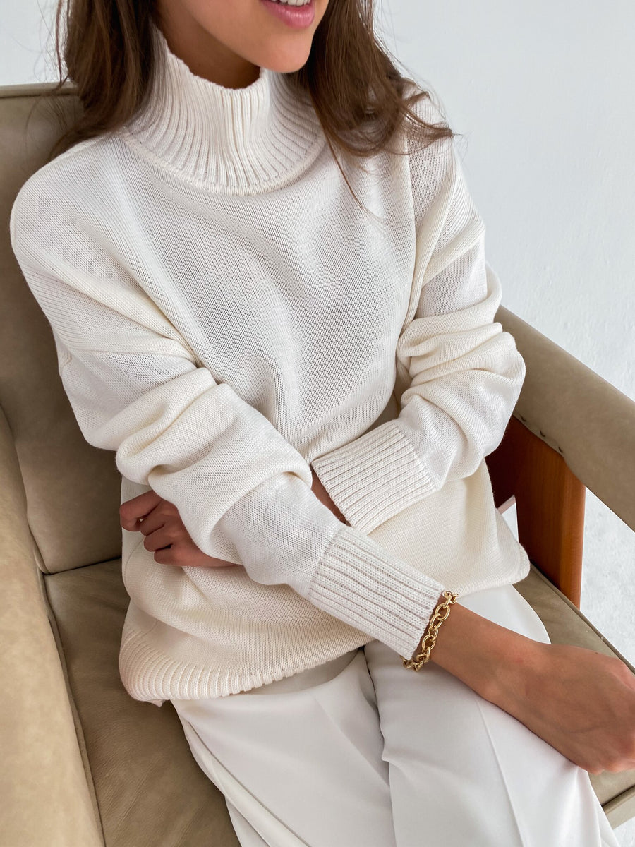 Suéter casual de punto para mujer | The Parisian