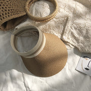 Sombrero de paja estilo visera Joker para mujer | The Parisian