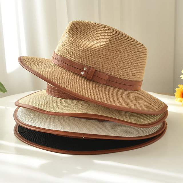 Sombrero de paja de verano para mujer estilo panamá | The Parisian