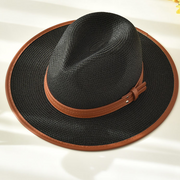 Sombrero de paja de verano para mujer estilo panamá | The Parisian