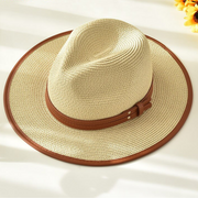 Sombrero de paja de verano para mujer estilo panamá | The Parisian