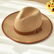 Sombrero de paja de verano para mujer estilo panamá | The Parisian