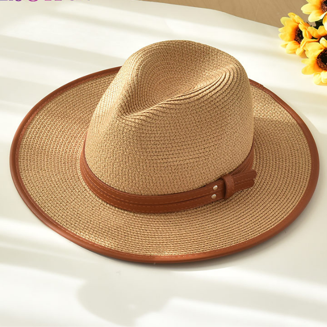 Sombrero de paja de verano para mujer estilo panamá | The Parisian