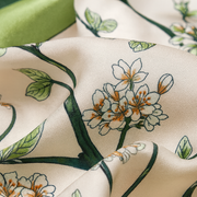 Cuadrado 100% seda Chic Flor Decoración Mujeres | La Parisienne