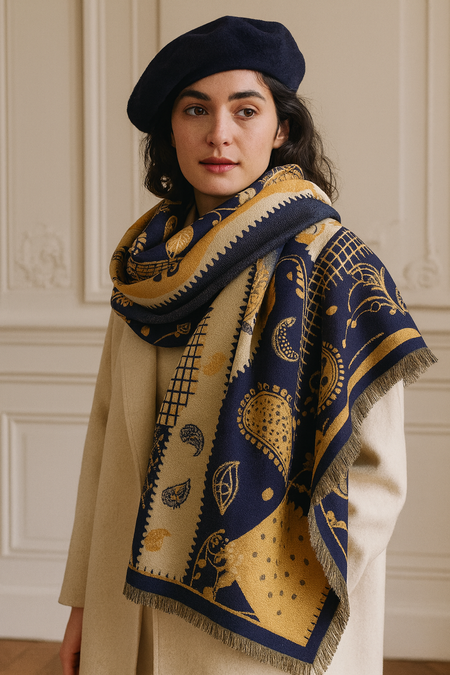 Bufanda de invierno para mujer Quai-de-Seine | La Parisienne