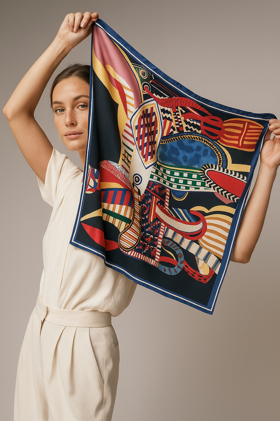 Carré Soie Signature | La Parisienne