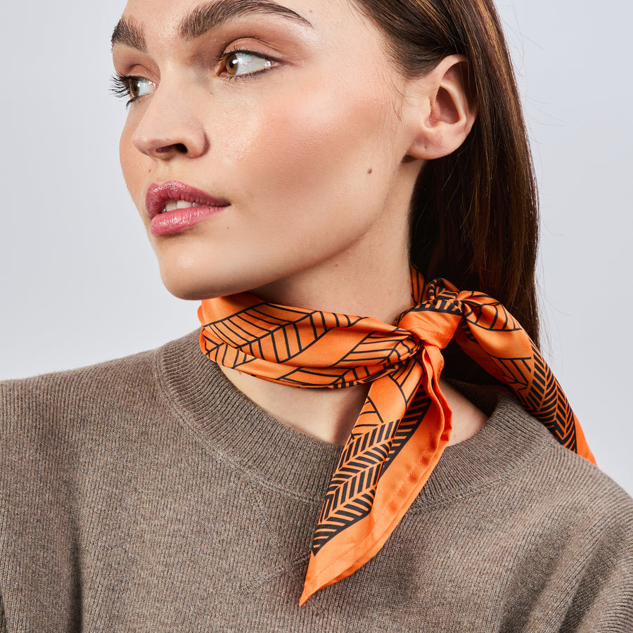 Cuadrado 100 % seda Signature | La Parisienne
