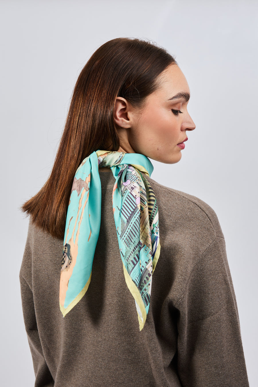 Cuadrado 100 % seda Signature | La Parisienne