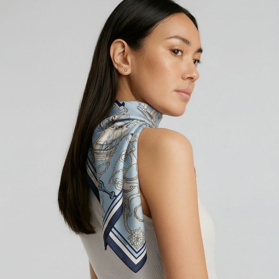 Cuadrado 100 % seda Signature | La Parisienne