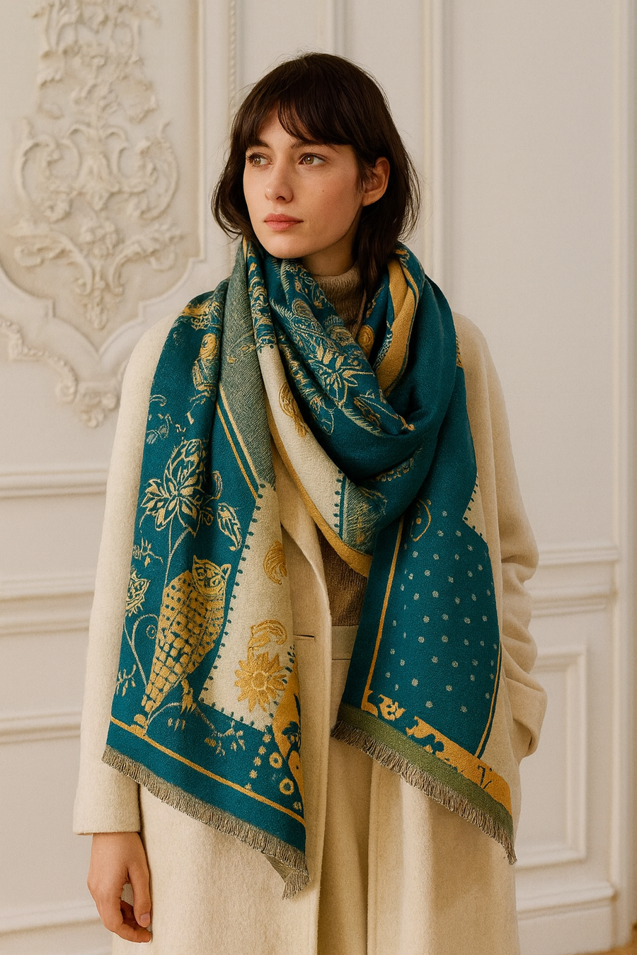 Bufanda de invierno para mujer Quai-de-Seine | La Parisienne