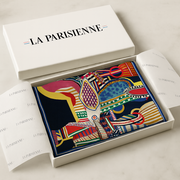 Carré 100% Soie Décoration Moderne Femme | La Parisienne