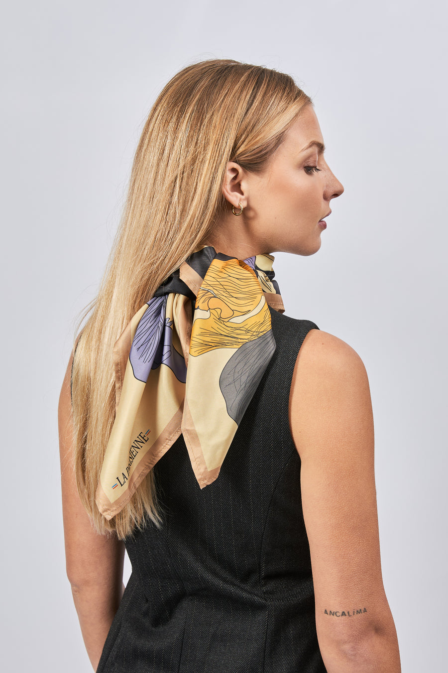 Cuadrado 100 % seda Signature | La Parisienne