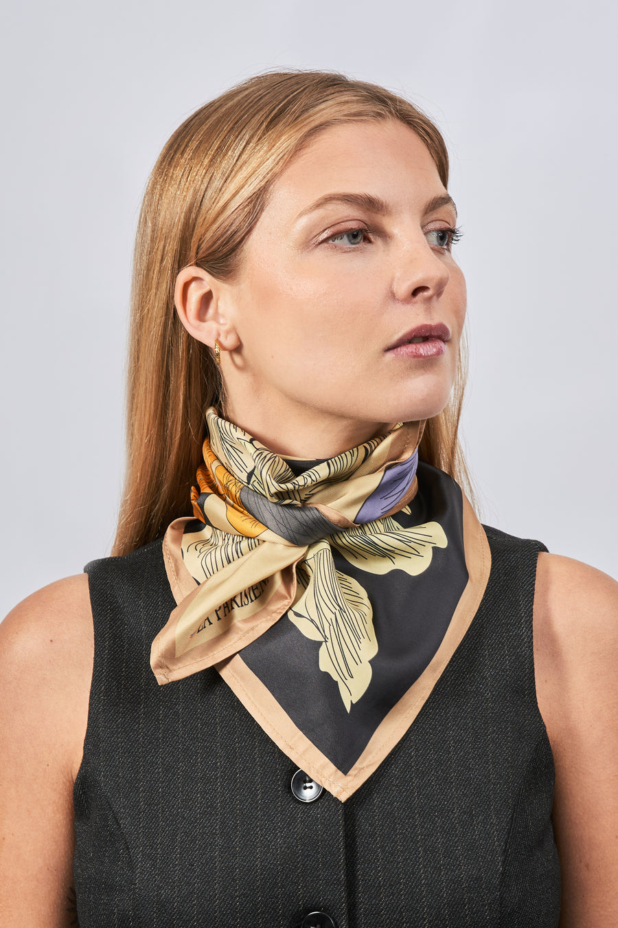 Cuadrado 100 % seda Signature | La Parisienne