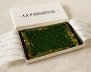 Cuadrado de mujer 100% seda verde La Parisienne