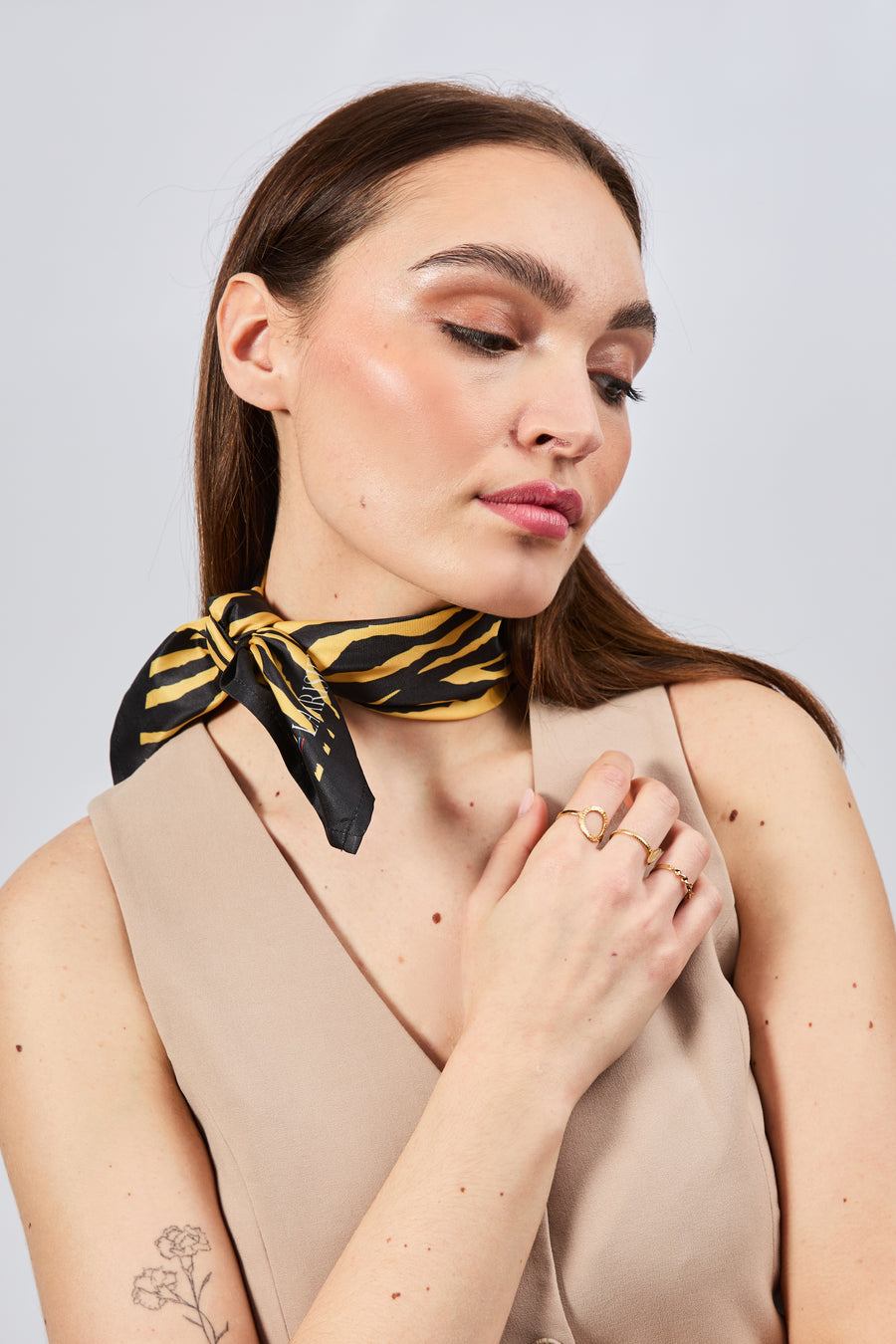 Cuadrado 100 % seda Signature | La Parisienne