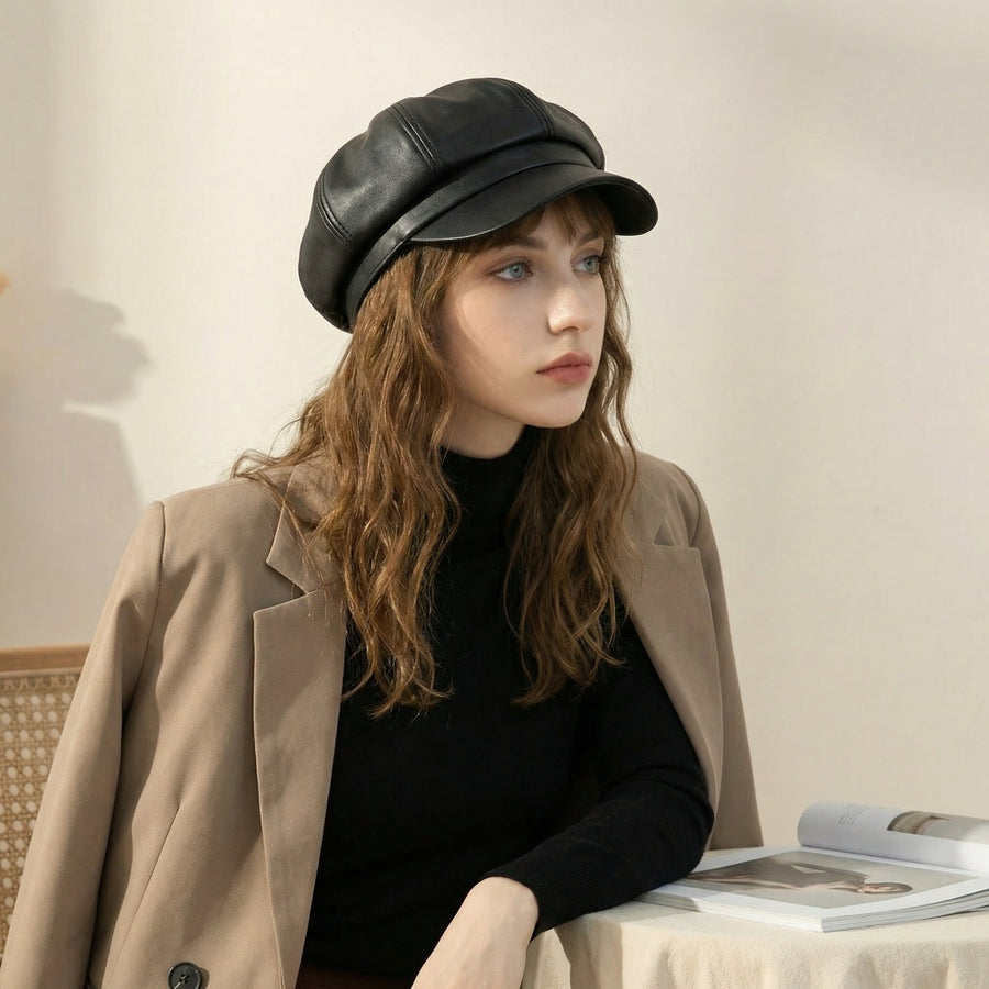 Boina de mujer 100% piel | La Parisienne