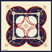 Cuadrado 100 % seda Signature | La Parisienne