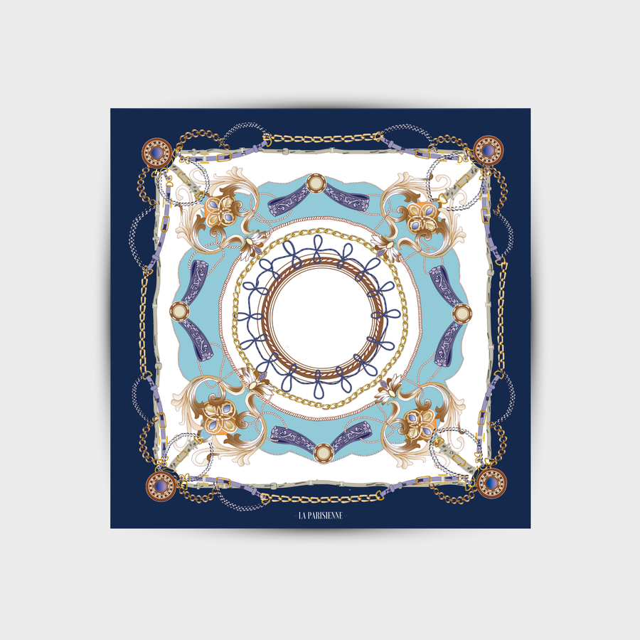 Cuadrado 100 % seda Signature | La Parisienne