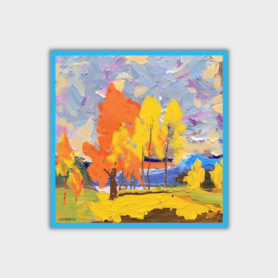 Cuadrado 100 % seda Signature | La Parisienne