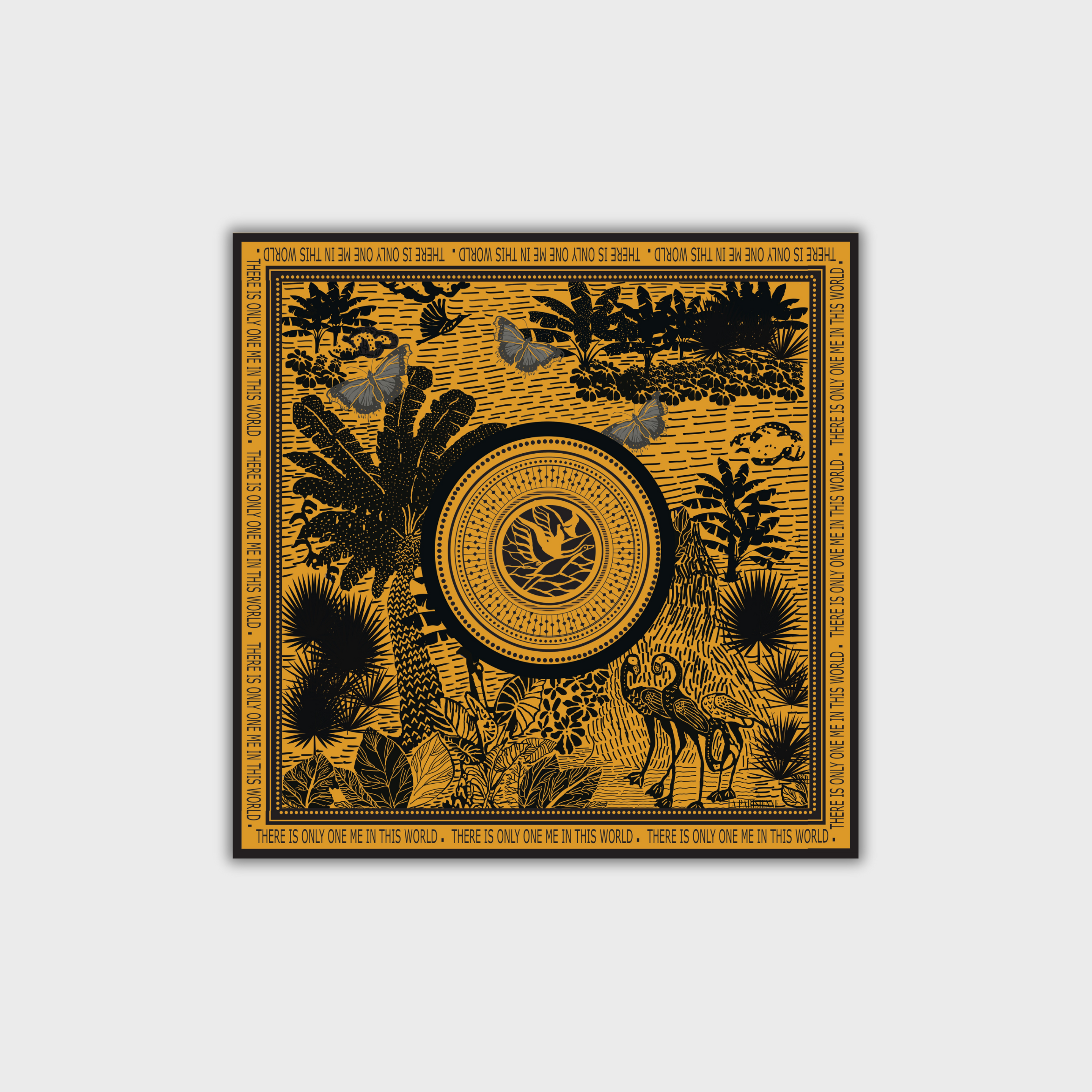 Cuadrado 100 % seda Signature | La Parisienne