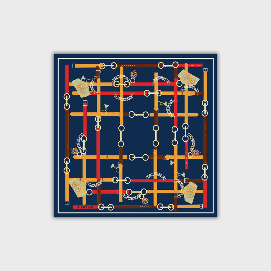 Cuadrado 100 % seda Signature | La Parisienne