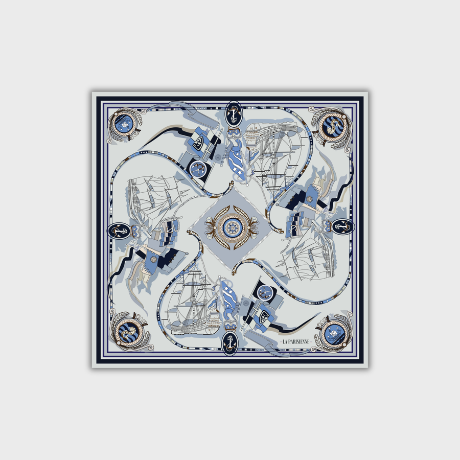 Cuadrado 100 % seda Signature | La Parisienne