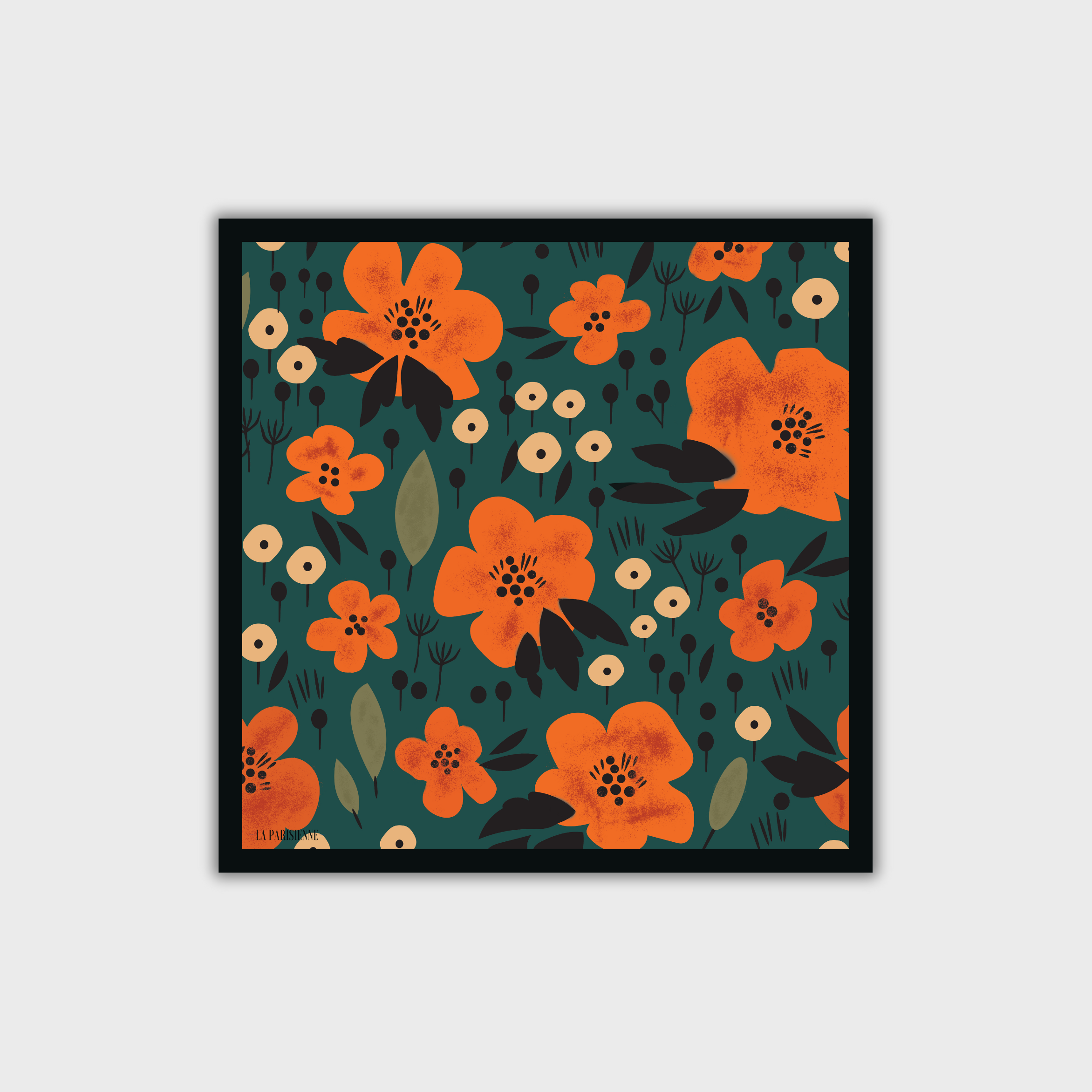 Cuadrado 100 % seda Signature | La Parisienne