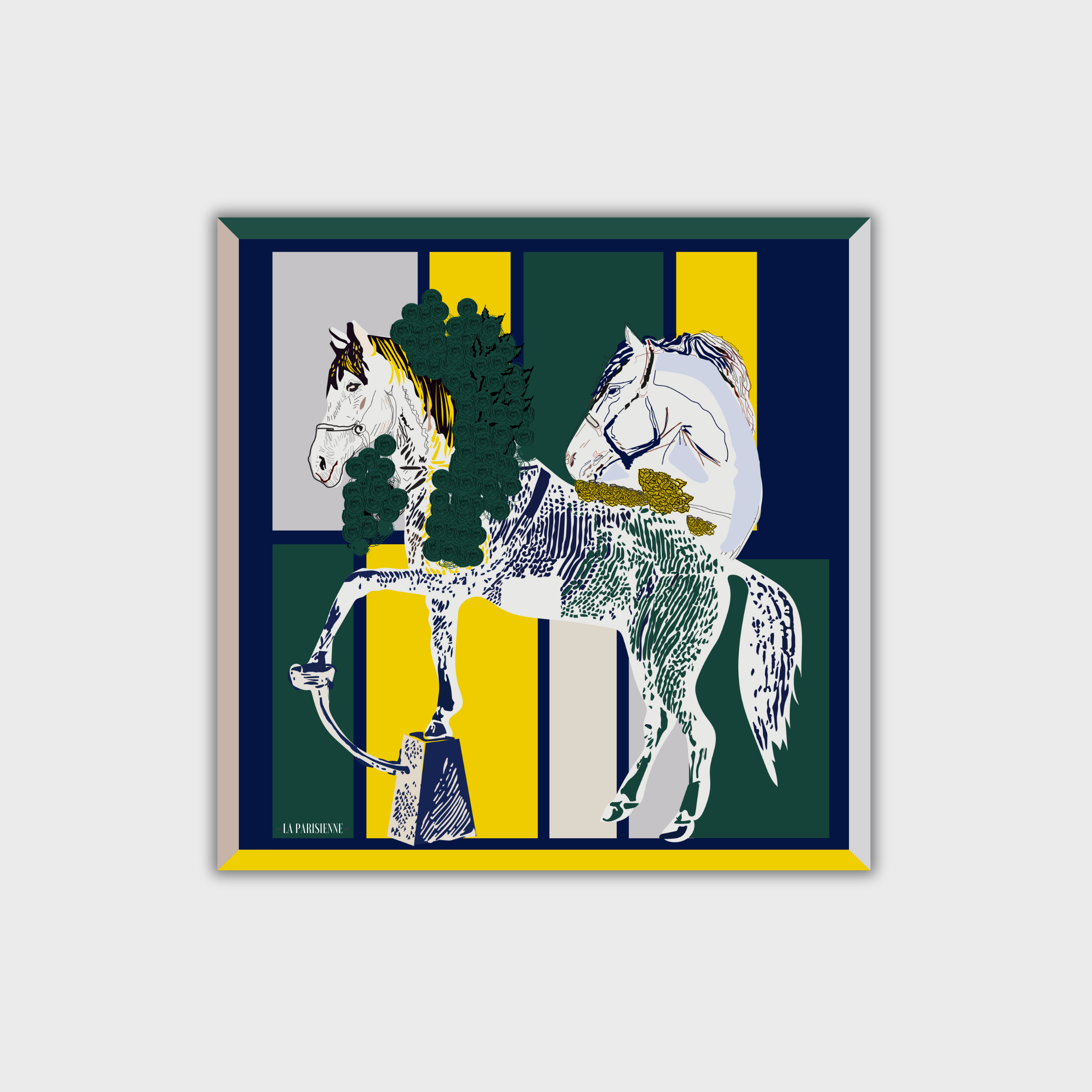 Cuadrado 100 % seda Signature | La Parisienne