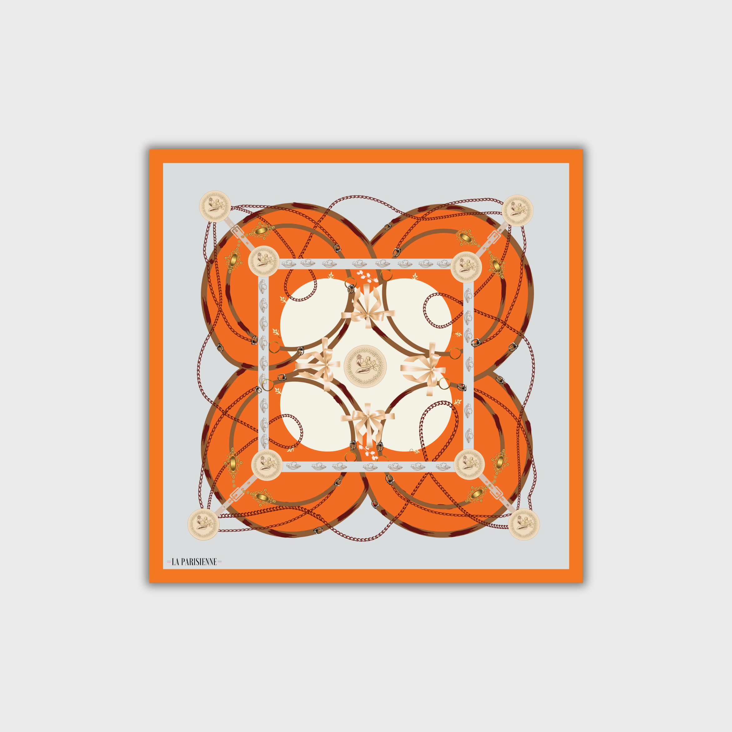 Cuadrado 100 % seda Signature | La Parisienne