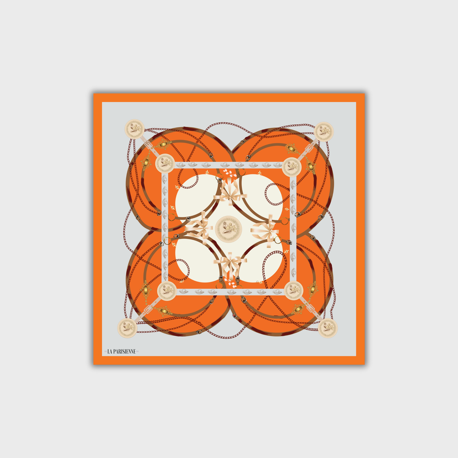 Cuadrado 100 % seda Signature | La Parisienne