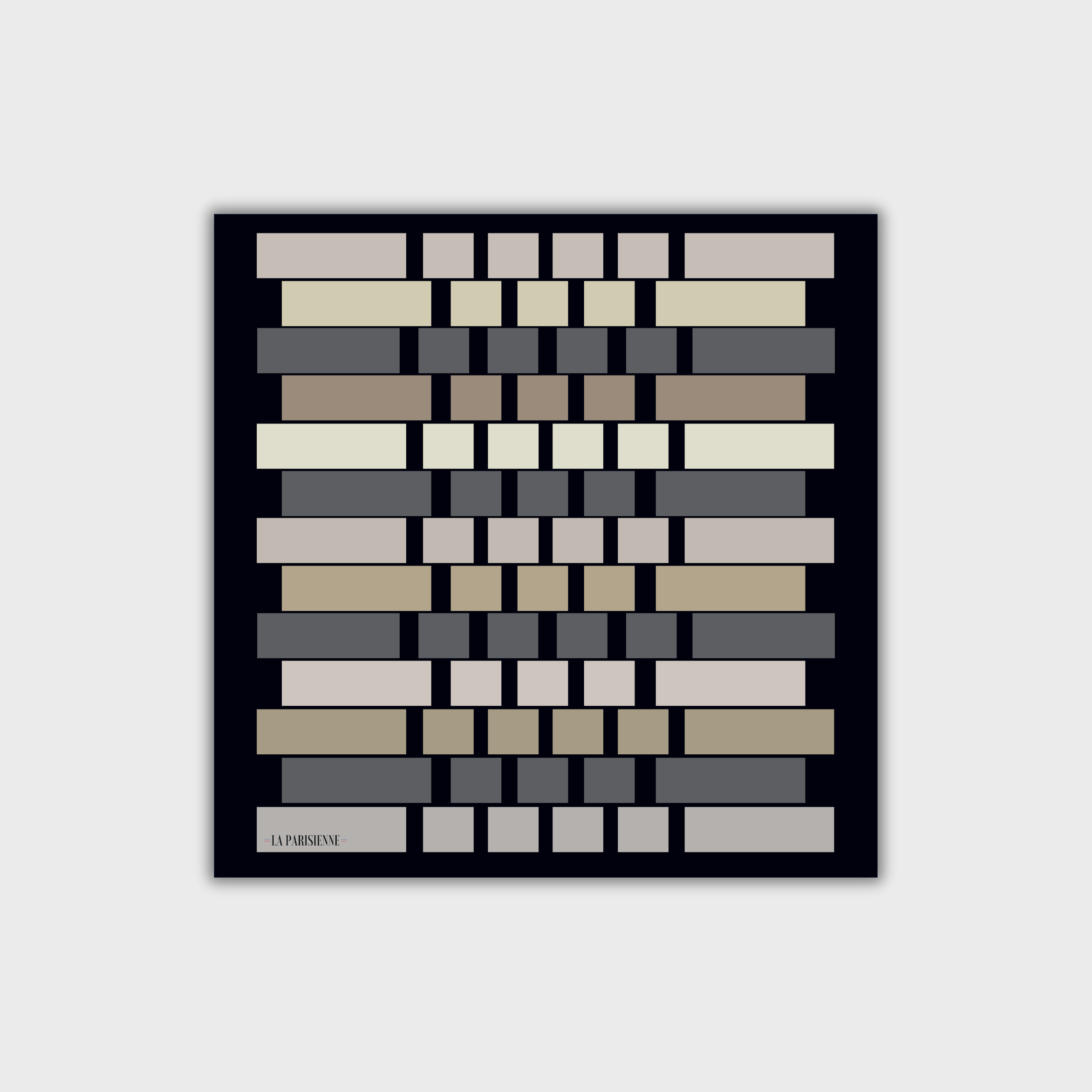 Cuadrado 100 % seda Signature | La Parisienne