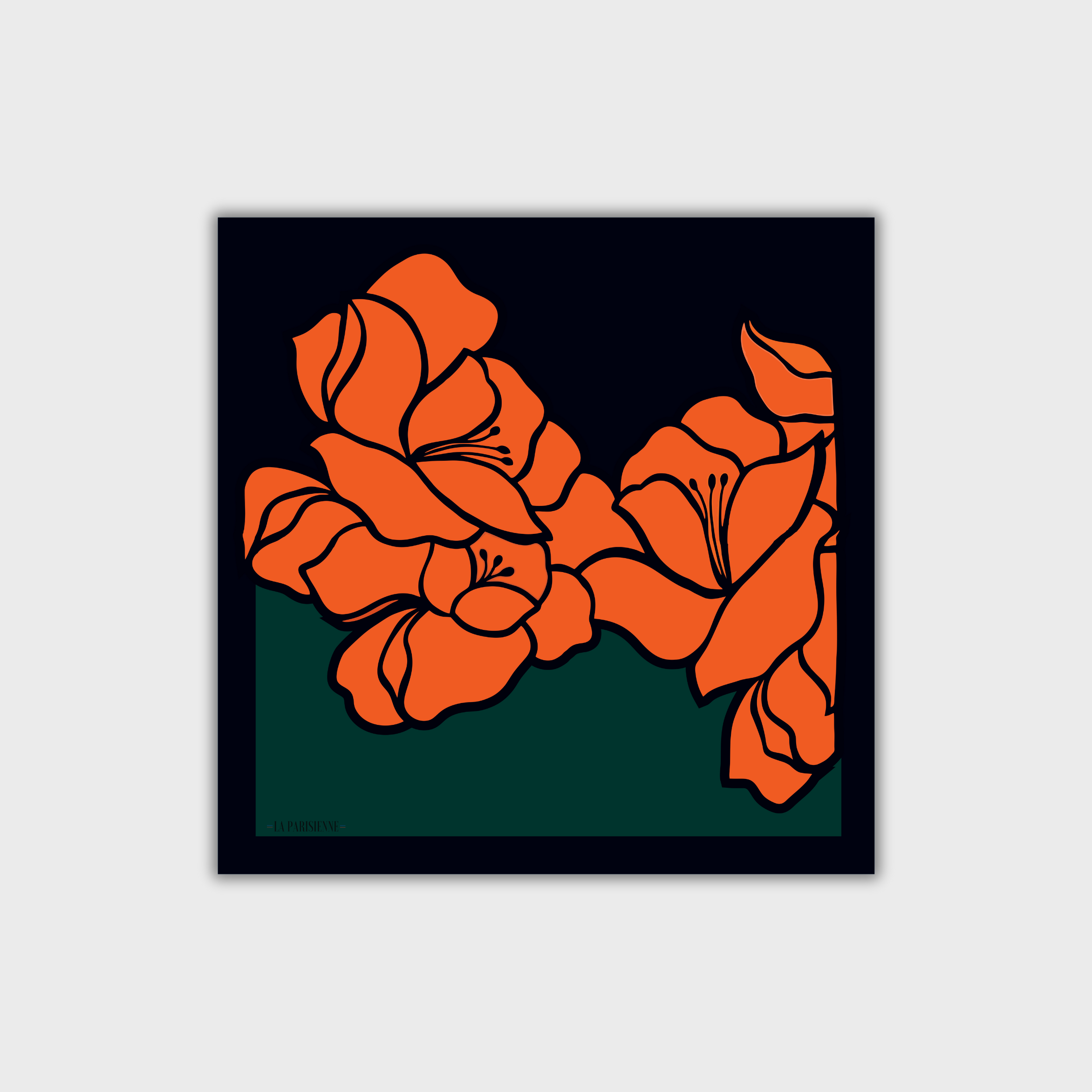 Cuadrado 100 % seda Signature | La Parisienne