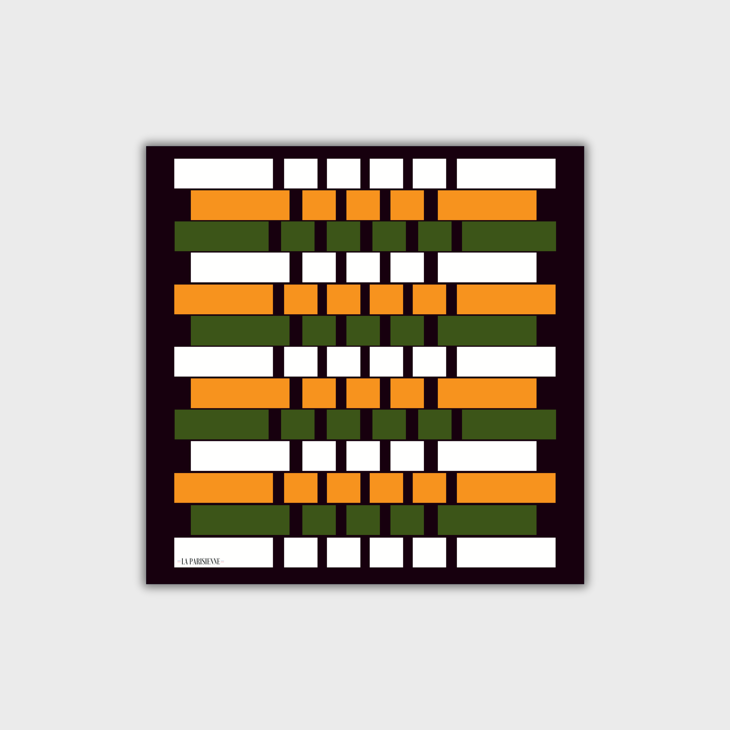 Cuadrado 100 % seda Signature | La Parisienne