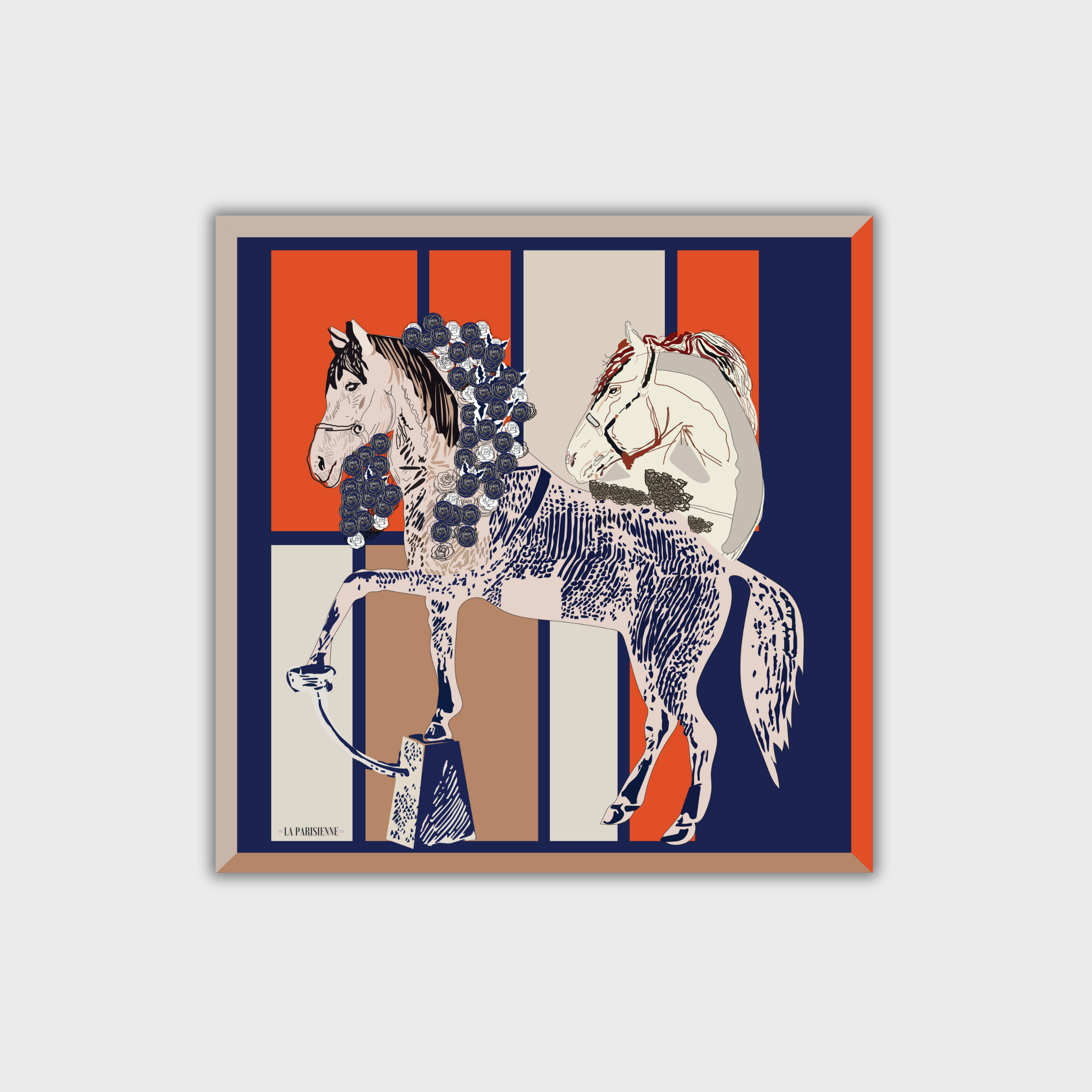 Cuadrado 100 % seda Signature | La Parisienne