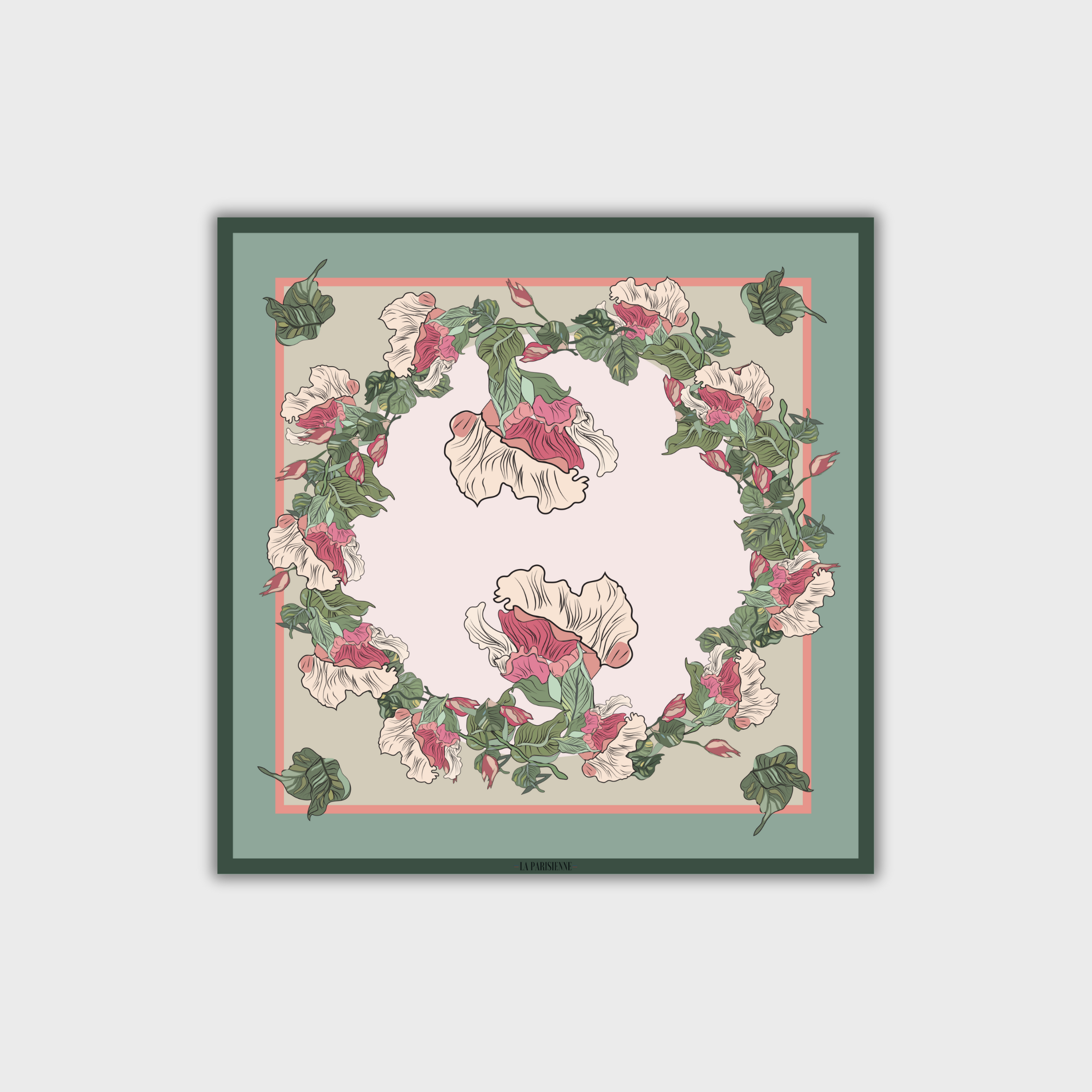 Cuadrado 100 % seda Signature | La Parisienne