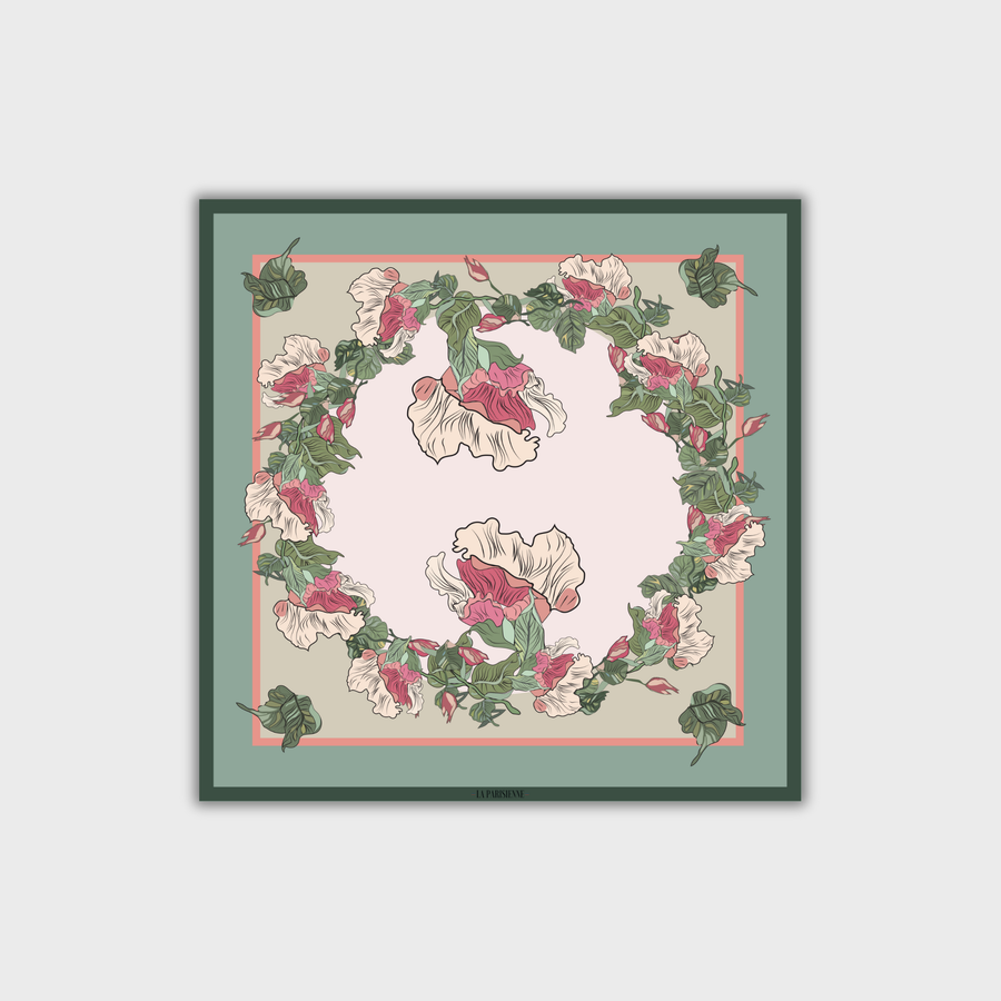 Cuadrado 100 % seda Signature | La Parisienne